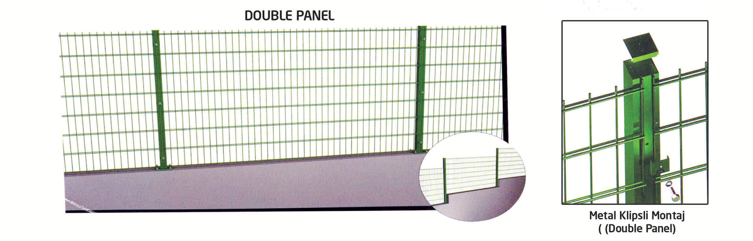 Double Panel Çit